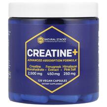 Креатин Creatine+ Natural Stacks 120 капсул