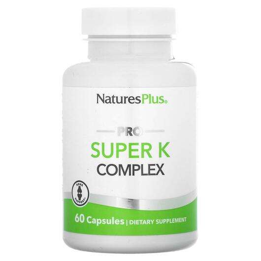 Основное фото товара Natures Plus, Витамин K2, Pro Super K Complex, 60 капсул
