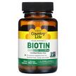 Витамин B7 Биотин, Biotin High Potency 10 mg, 60 капсул