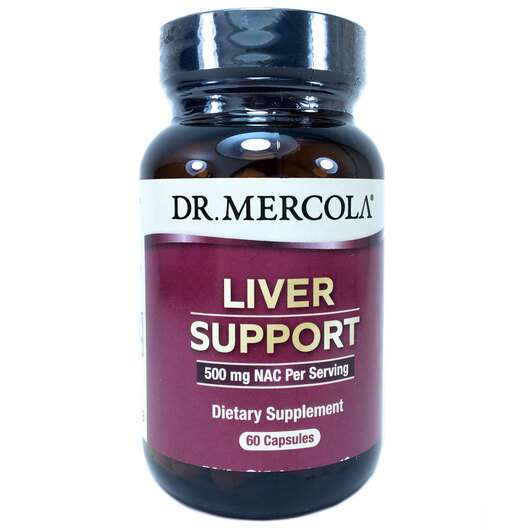 Основне фото товара Dr. Mercola, Liver Support, Підтримка печінки, 60 капсул