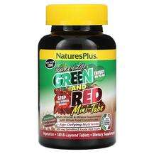 Natures Plus, Мультивитамины, Green and Red Mini-Tabs, 180 таб...