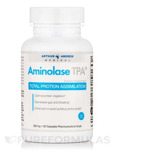 Основное фото товара Arthur Andrew Medical, Аминокислоты, Aminolase 250 mg, 30 капсул
