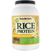 NutriBiotic, Рисовый протеин, Raw Rice Protein Vanilla, 1.36 kг