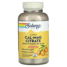 Cal-Mag Citrate Chewables Кальций Магний Solaray
