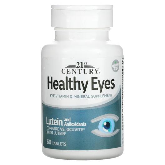 Основное фото товара Healthy Eyes with Lutein Основное фото товара 21st Century, Лютеин, Healthy Eyes with Lutein, 60 таблеток