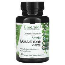 Emerald, L-Глутатион, Setria L-Glutathione 250 mg, 30 капсул
