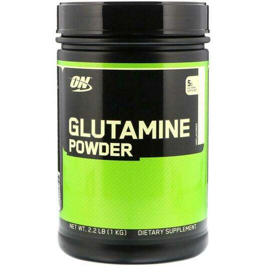 Основне фото товара Optimum Nutrition, Glutamine Powder Unflavored, L-Глютамін, 1 kg