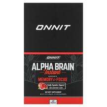 Onnit, Alpha Brain Grapefruit 30 Packets, Альфа Брейн, 3.6 г