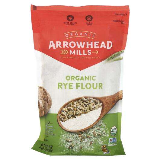 Основное фото товара Arrowhead Mills, Зерновые культуры, Organic Rye Flour, 567 г