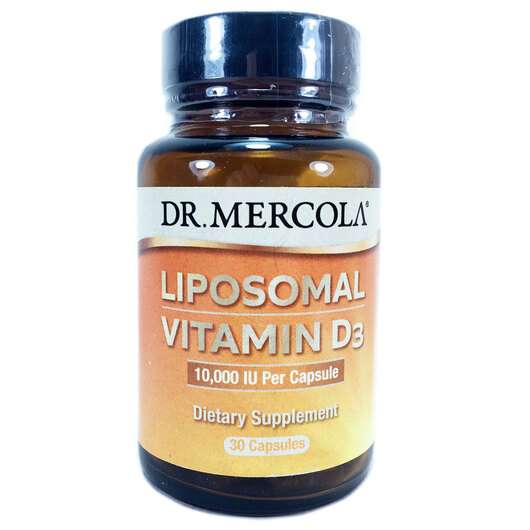 Основне фото товара Dr. Mercola, Liposomal Vitamin D3 10000 IU, Ліпосомальний D3, ...