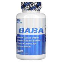 EVLution Nutrition, ГАМК, GABA 600 mg, 60 капсул