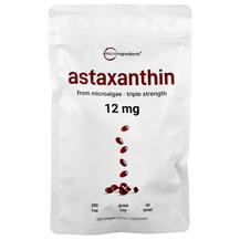 Астаксантин Astaxanthin 12 mg Micro Ingredients 120 капсул