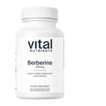 Vital Nutrients, Берберин, Berberine 200 mg, 60 капсул