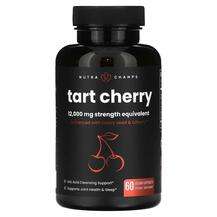 NutraChamps, Экстракт вишни, Tart Cherry 12000 mg, 60 капсул