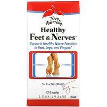 Terry Naturally, Витамин B, Healthy Feet & Nerves, 120 капсул