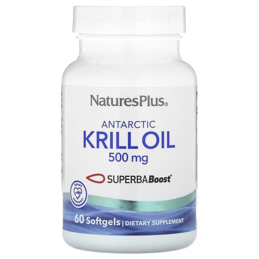 Основне фото товара Antarctic Krill Oil 500 mg Основне фото товара Antarctic Krill Oil 500 mg, Олія Антарктичного Кріля, 60 капсул