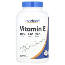 Vitamin E 180 mg 400 IU Витамин E Токоферолы Nutricost