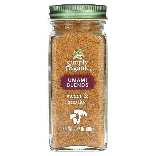 Основное фото товара Simply Organic, Специи, Umami Blends Sweet & Smoky, 80 г
