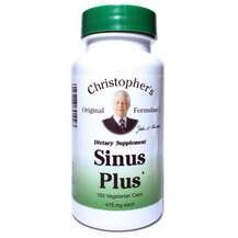 Christopher's Original Formulas, Sinus Plus Formula 475 mg, 10...