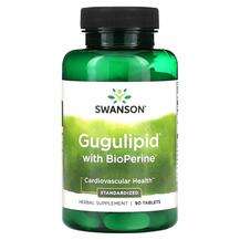 Swanson, Gugulipid with BioPerine Standardized, 90 Tablets