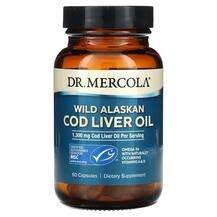 Dr. Mercola, Wild Alaskan Cod Liver Oil 1300 mg, 60 Capsules