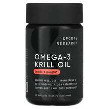 Sports Research, Antarctic Krill Oil with Astaxanthin 1000 mg,...
