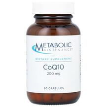 CoQ10 200 mg Коэнзим CoQ10 Metabolic Maintenance 60 капсул