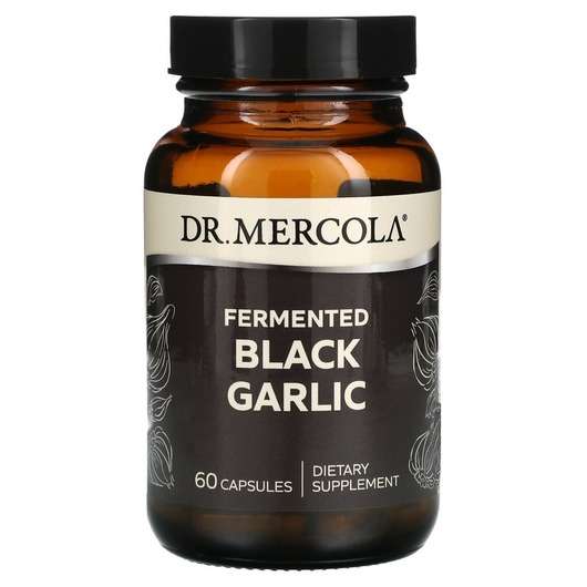 Основне фото товара Dr. Mercola, Fermented Black Garlic, Ферментований Чорний Часн...