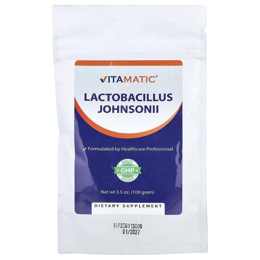 Основне фото товара Vitamatic, Lactobacillus Johnsonii, Лактобактерії, 100 г