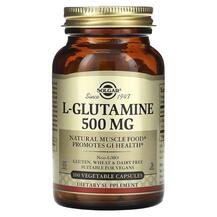 L-Glutamine 500 mg L-Глутамин Solgar 100 капсул