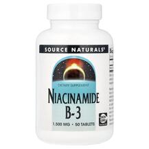 Niacinamide B-3 1500 mg Ниацинамид Source Naturals