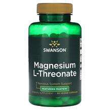 Swanson, Magnesium L-Threonate, 90 Veggie Capsules