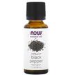 Фото товару NOW Foods, Pure Essential Oil Black Pepper Oil, Ефірна олія, 30 м