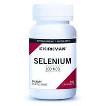 Kirkman, Selenium 100 mcg, Селен 100 мкг, 100 капсул