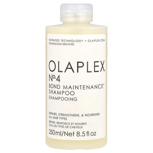 Основное фото товара No. 4 Bond Maintenance Shampoo Основное фото товара Olaplex, Шампунь, No. 4 Bond Maintenance Shampoo, 250 мл