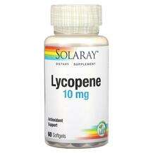 Solaray, Ликопин, Lycopene 10 mg, 60 капсул
