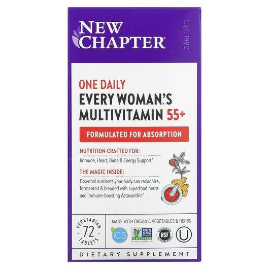 Основное фото товара Мультивитамины для женщин 55+, One Daily Every Woman's 55+ Mul...