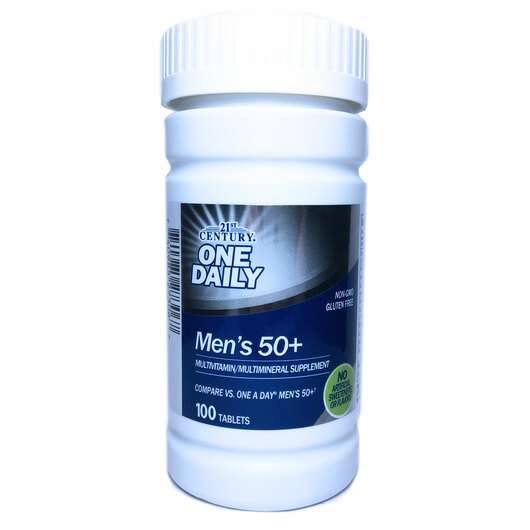 Основне фото товара 21st Century, One Daily Mens 50+, Мультивітаміни для чоловіків...