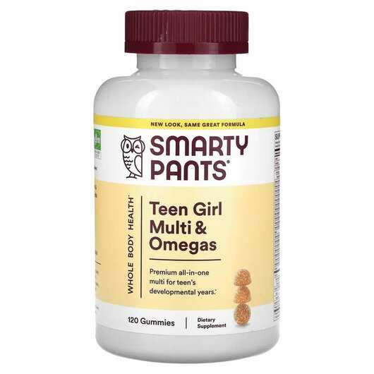 Основне фото товара SmartyPants, Teen Girl Complete, Мультивітаміни для підлітків,...