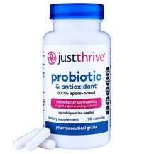 JustThrive, Пробиотики, Probiotic & Antioxidant 100% Spore...