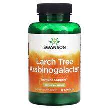 Swanson, Larch Tree Arabinogalactan 500 mg, Модрина, 90 капсул