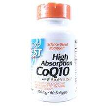 Doctor's Best, Коэнзим CoQ10 100 мг с Биоперином, CoQ10 100 mg...