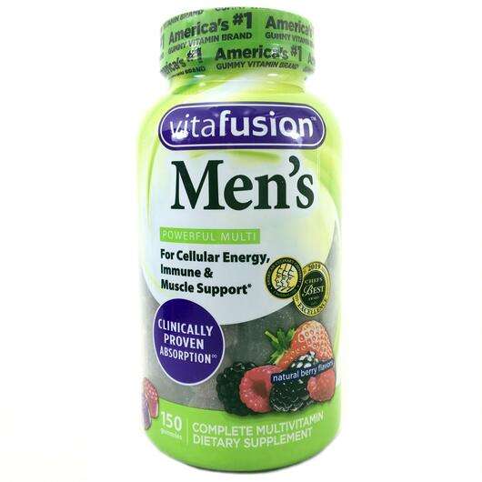 Основне фото товара VitaFusion, Men's Complete Multi, Чоловічі вітаміни, 150 цукерок