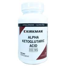 Kirkman, Alpha Ketoglutaric Acid 300 mg, Альфа кетоглутарова к...