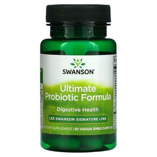 Основне фото товара Swanson, Ultimate Probiotic Formula, Пробіотики, 30 капсул