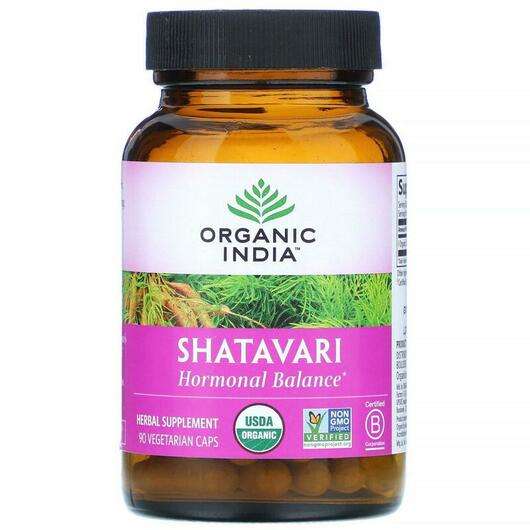 Основное фото товара Organic India, Шатавари, Shatavari, 90 капсул
