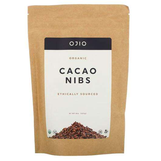 Основне фото товара Ojio, Organic Cacao Nibs, Порошок Какао, 227 г