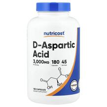 Аспартат D-Aspartic Acid Nutricost 180 капсул