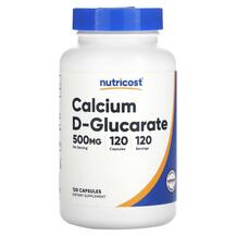 Кальцій Calcium D-Glucarate 500 mg Nutricost 120 капсул