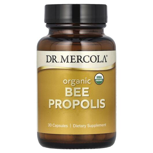 Основное фото товара Dr. Mercola, Прополис, Organic Bee Propolis, 30 капсул